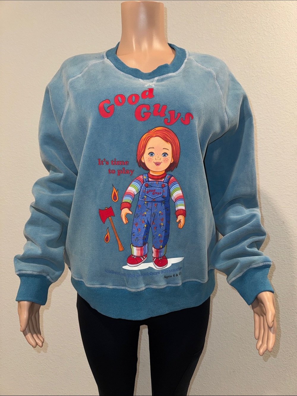 Blue 'Good Guys' Crewneck Sweatshirt